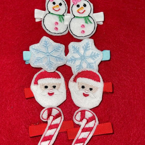 Christmas clippies 4 sets - Picture 1 of 1